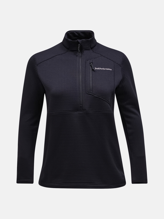 Black Women Peak Performance Trail Polartec® Power Grid™ Half Zip Fleece | US-NEKQP5248