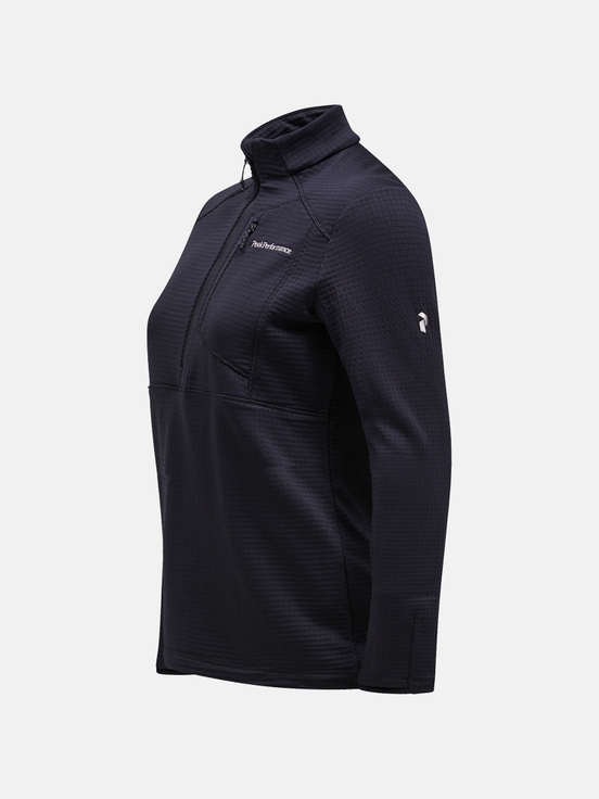 Black Women Peak Performance Trail Polartec® Power Grid™ Half Zip Fleece | US-NEKQP5248