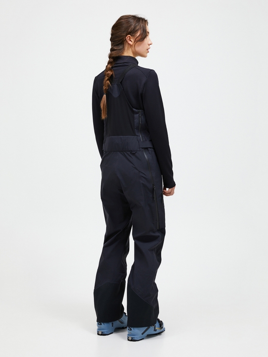 Black Women Peak Performance Vertical Gore-tex Pro 3l Shell Bib Pants | US-BGPME8947