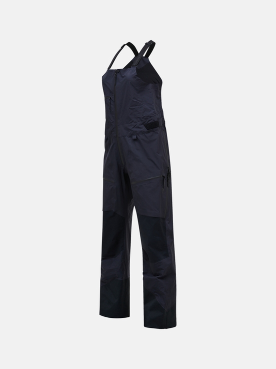 Black Women Peak Performance Vertical Gore-tex Pro 3l Shell Bib Pants | US-BGPME8947