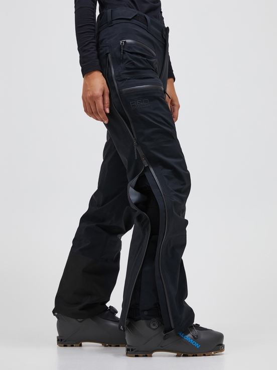 Black Women Peak Performance Vislight Gore-tex C-knit 3l Shell Ski Pants | US-TXLNH4203