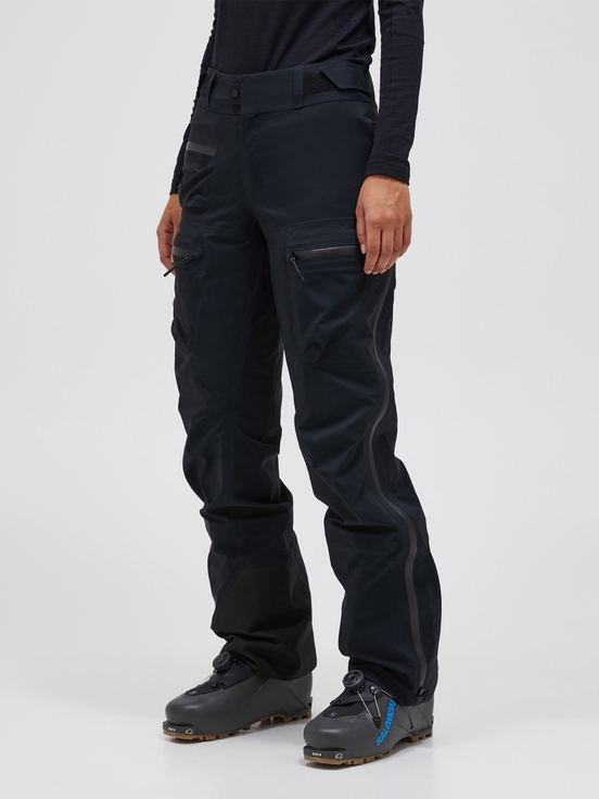 Black Women Peak Performance Vislight Gore-tex C-knit 3l Shell Ski Pants | US-TXLNH4203