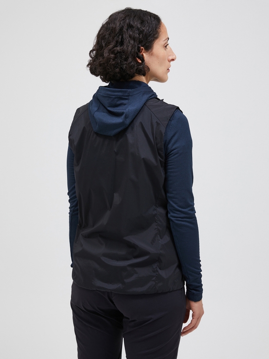 Black Women Peak Performance Vislight Polartec® Alpha™ Vest | US-ERSKA5813