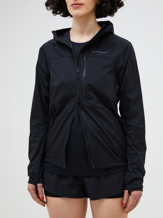 Black Women Peak Performance Vislight Wind Jacket | US-LHXUZ4253