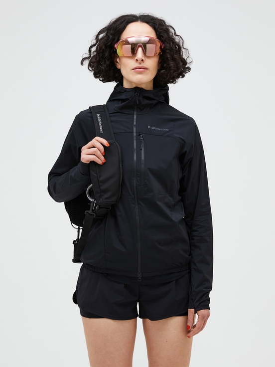 Black Women Peak Performance Vislight Wind Jacket | US-LHXUZ4253