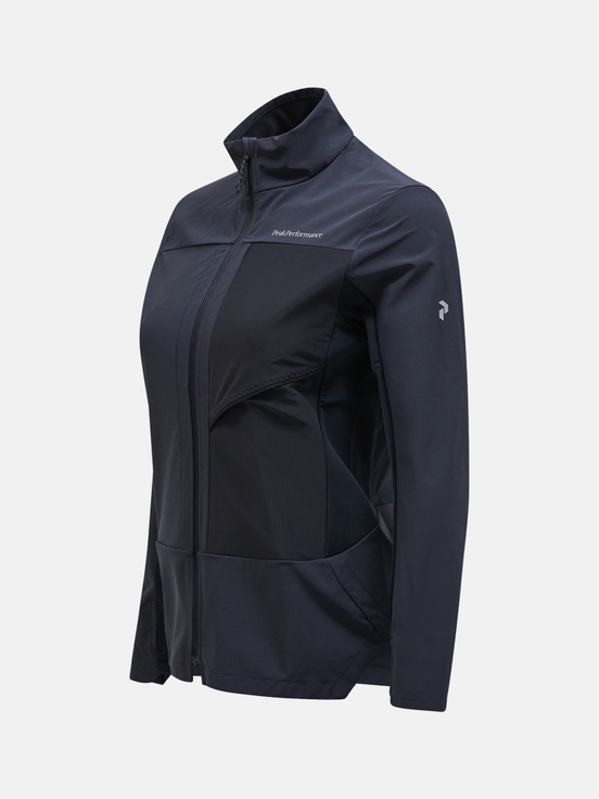 Black Women Peak Performance Windblock Stretch Shell Jacket | US-RCVLG1045