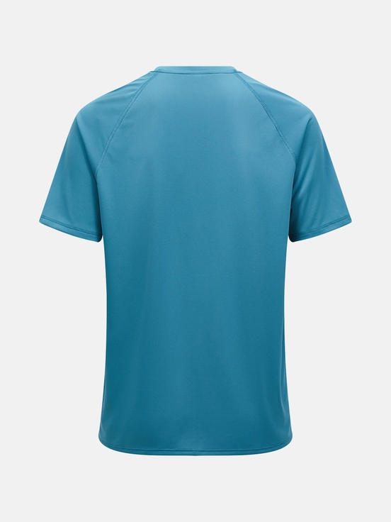 Blue Men Peak Performance Active T-shirt | US-MUOCA5470