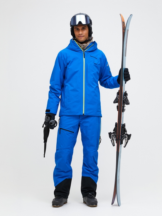 Blue Men Peak Performance Alpine Gore-tex 2l Flo Edition Ski Jacket | US-QGKYE7809