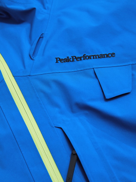 Blue Men Peak Performance Alpine Gore-tex 2l Flo Edition Ski Jacket | US-QGKYE7809