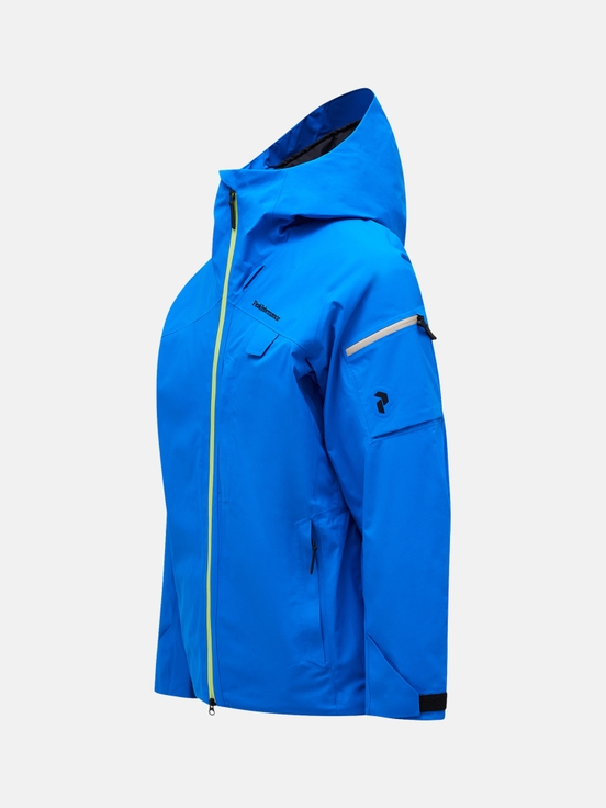 Blue Men Peak Performance Alpine Gore-tex 2l Flo Edition Ski Jacket | US-QGKYE7809