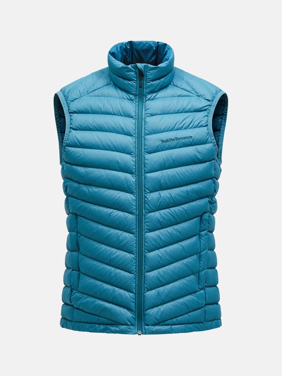 Blue Men Peak Performance Frost Down Vest | US-YFSZA0894