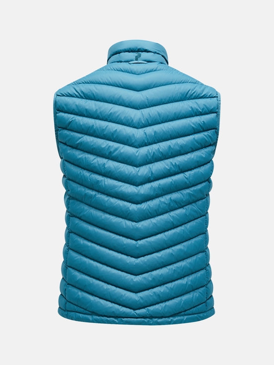 Blue Men Peak Performance Frost Down Vest | US-YFSZA0894