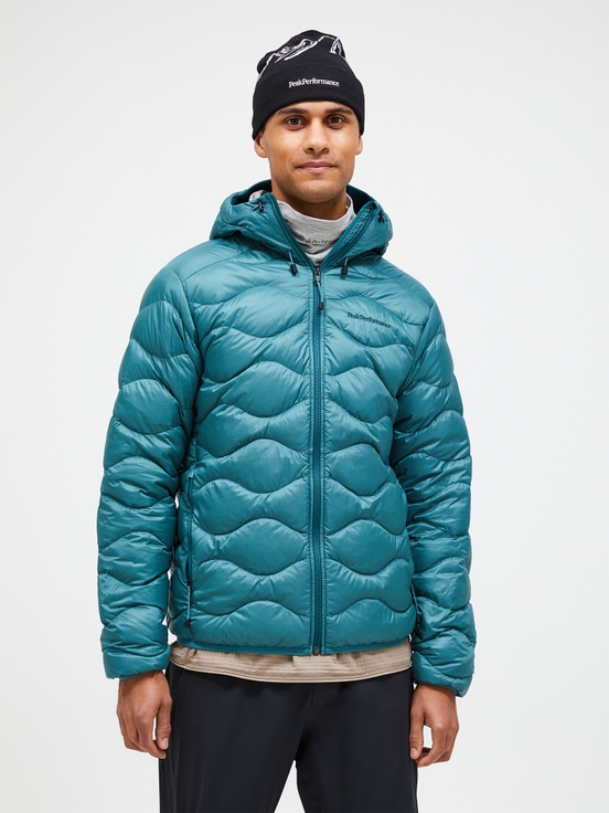 Blue Men Peak Performance Helium Hood Down Jacket | US-PGFNM1204