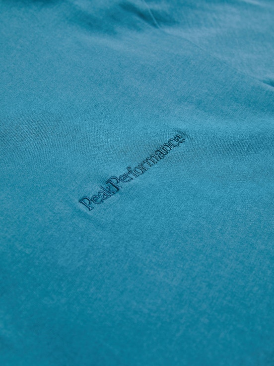 Blue Men Peak Performance Original Small Logo T-shirt | US-ECFGW8127