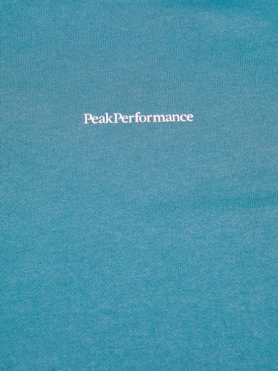 Blue Men Peak Performance Original Terry Crew Sweatshirt | US-VSQXO7849