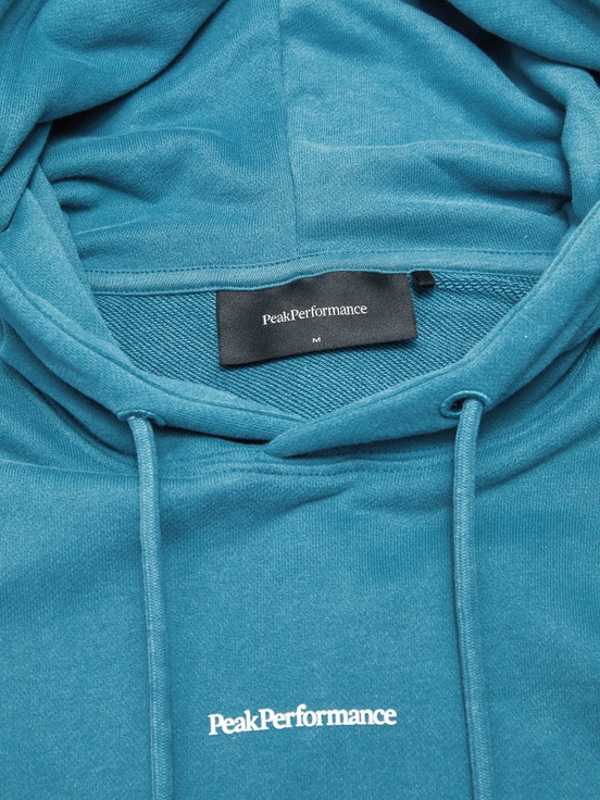 Blue Men Peak Performance Original Terry Hoodie | US-UDQSI4937