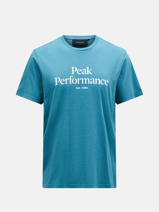 Blue Men Peak Performance Original T-shirt | US-JYMIS5708