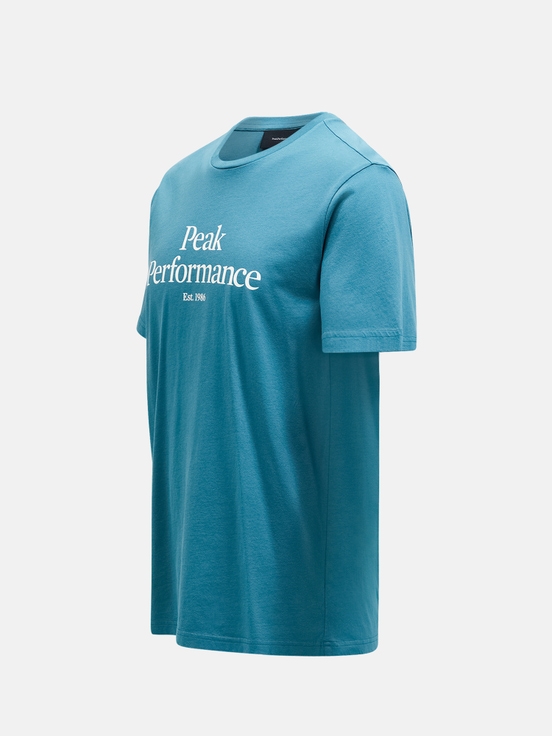 Blue Men Peak Performance Original T-shirt | US-JYMIS5708