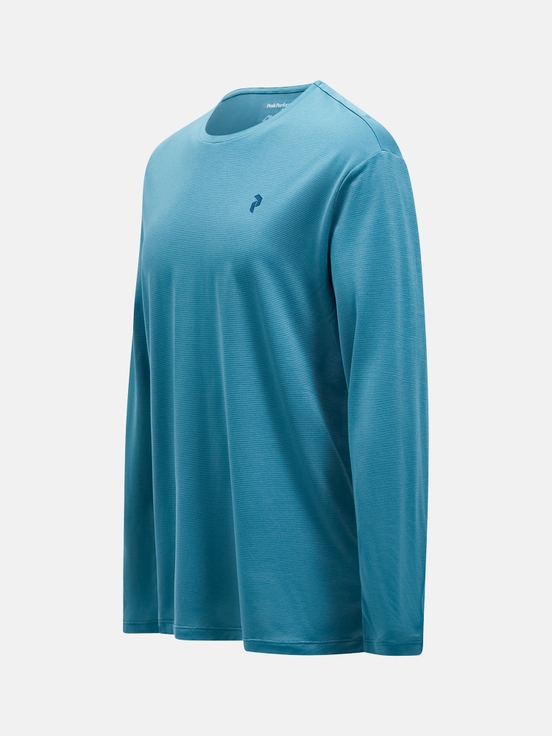 Blue Men Peak Performance Polartec® Delta™ Longsleeve T-shirt | US-NLWIG8162