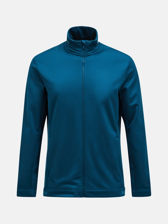 Blue Men Peak Performance Rider Tech Zip Midlayers | US-ZDSYU8965