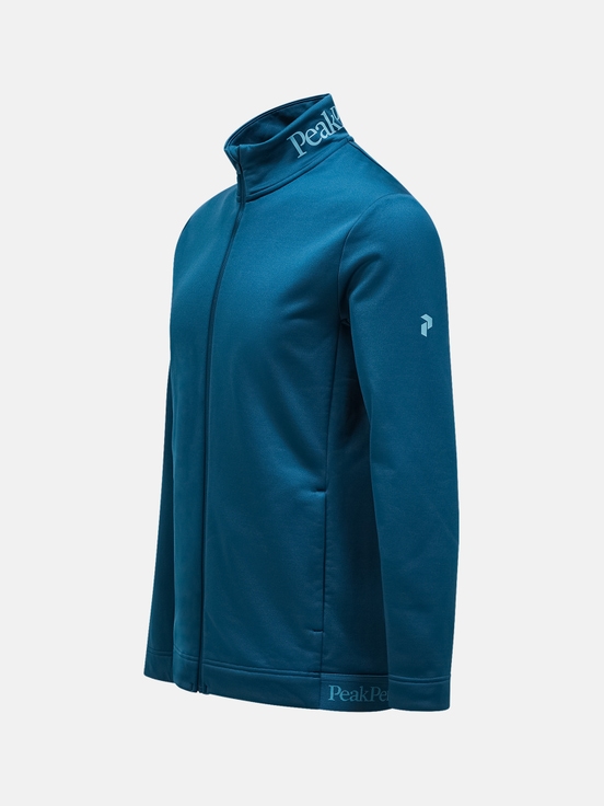 Blue Men Peak Performance Rider Tech Zip Midlayers | US-ZDSYU8965