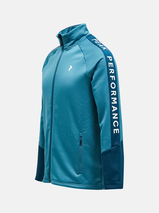 Blue Men Peak Performance Rider Zip Midlayers | US-XTIAJ6392