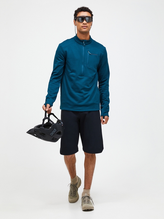 Blue Men Peak Performance Trail Polartec® Power Grid™ Half Zip Fleece | US-RKXBW0947