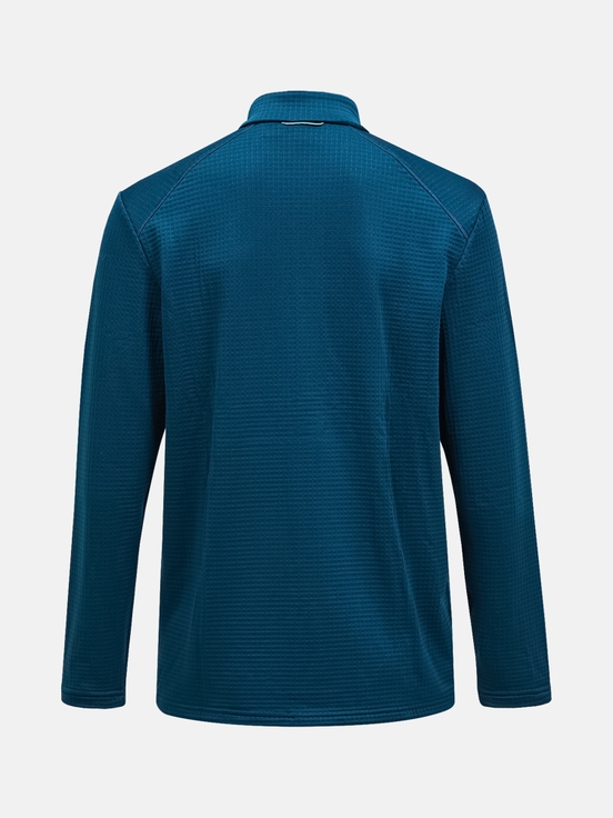 Blue Men Peak Performance Trail Polartec® Power Grid™ Half Zip Fleece | US-RKXBW0947