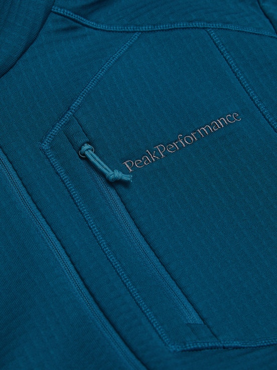 Blue Men Peak Performance Trail Polartec® Power Grid™ Half Zip Fleece | US-RKXBW0947