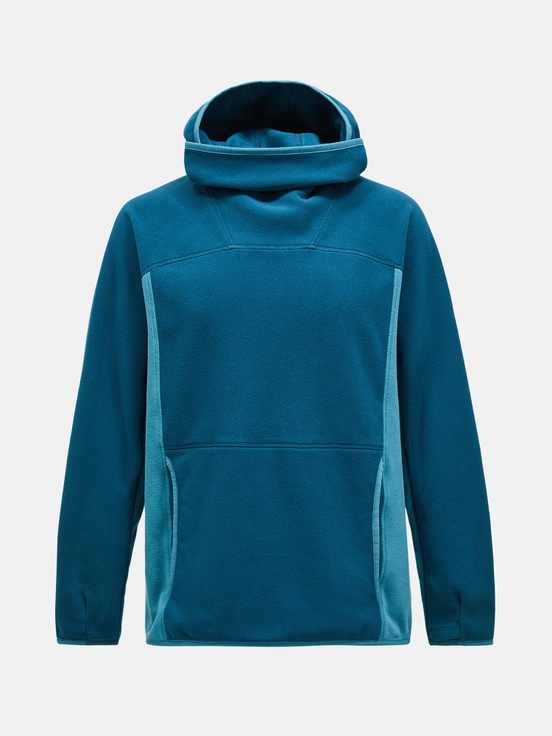 Blue Men Peak Performance Treeline Fleece Hoodie | US-LIZEP7619