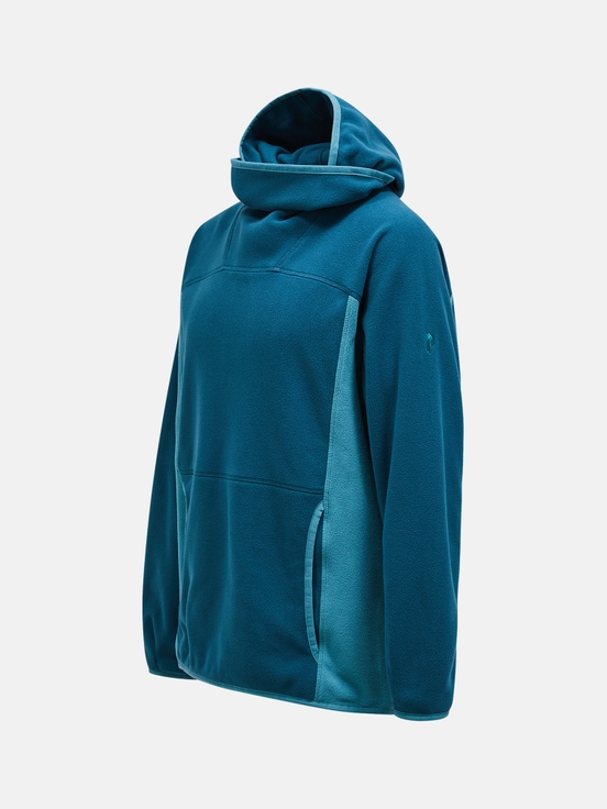 Blue Men Peak Performance Treeline Fleece Hoodie | US-LIZEP7619