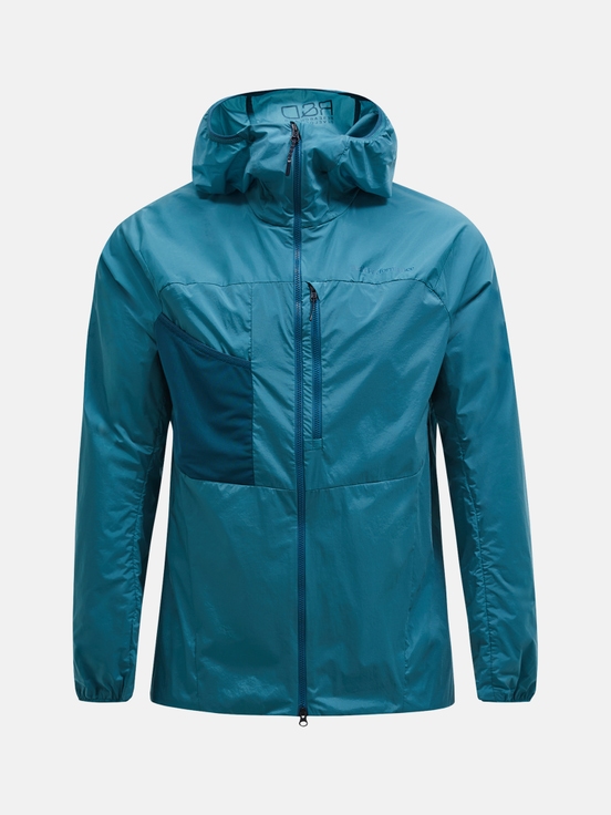 Blue Men Peak Performance Vislight Polartec® Alpha™ Insulated Wind Jacket | US-OQHUJ7031