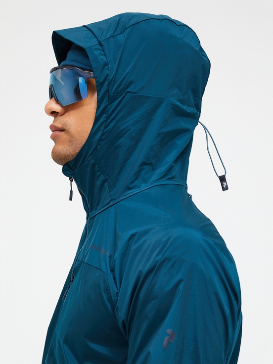 Blue Men Peak Performance Vislight Wind Jacket | US-OJNDE9325