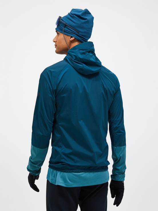 Blue Men Peak Performance Vislight Wind Jacket | US-OJNDE9325