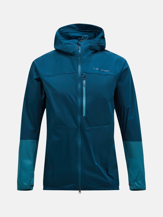 Blue Men Peak Performance Vislight Wind Jacket | US-OJNDE9325