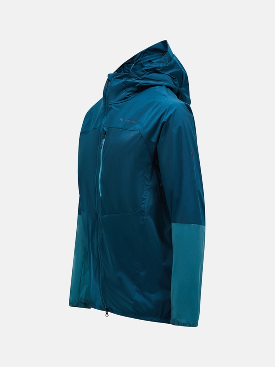 Blue Men Peak Performance Vislight Wind Jacket | US-OJNDE9325