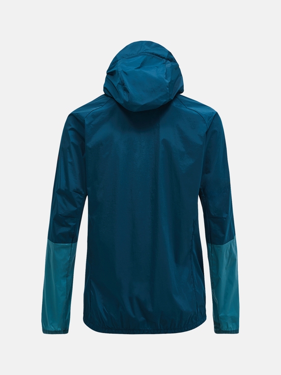 Blue Men Peak Performance Vislight Wind Jacket | US-OJNDE9325