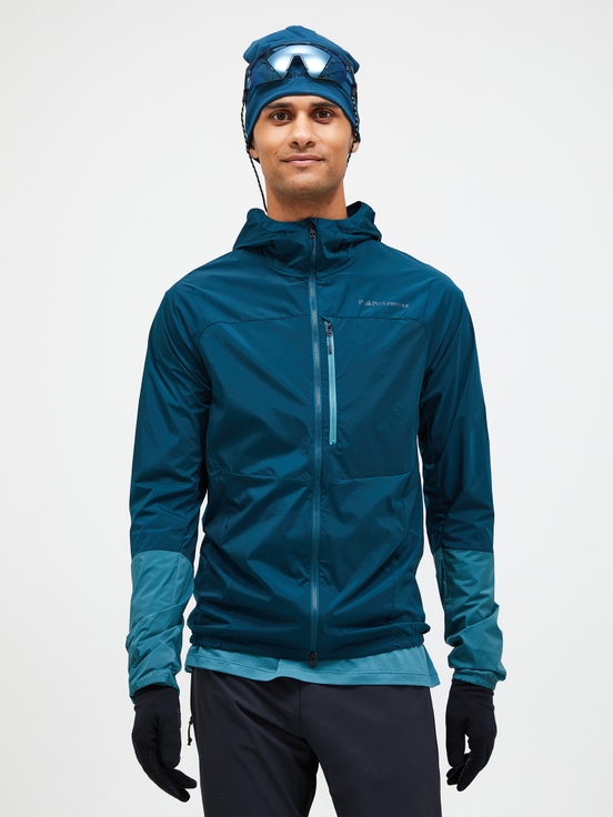 Blue Men Peak Performance Vislight Wind Jacket | US-OJNDE9325