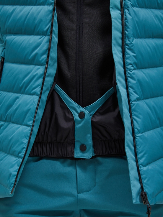 Blue Women Peak Performance Blackfire Down Ski Jacket | US-VSGRX2518