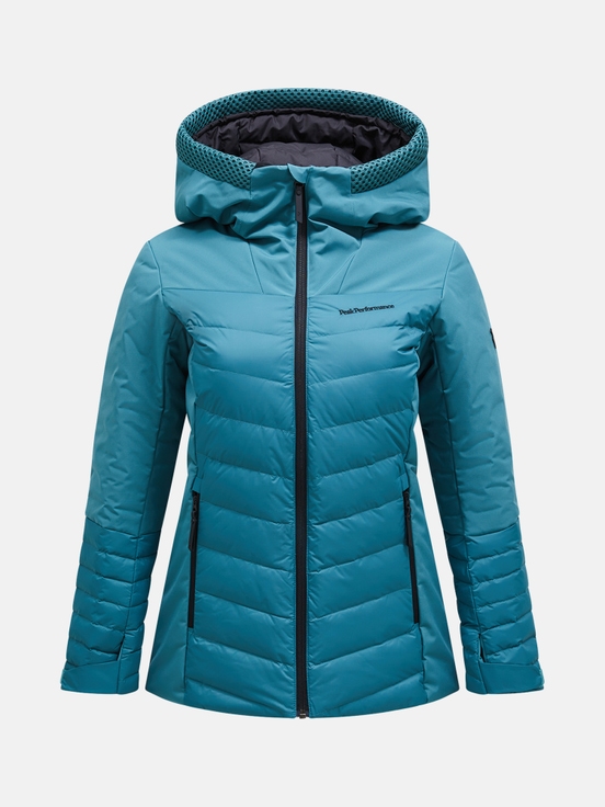 Blue Women Peak Performance Blackfire Down Ski Jacket | US-VSGRX2518