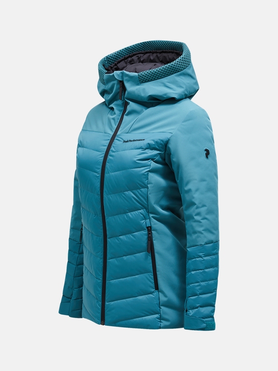 Blue Women Peak Performance Blackfire Down Ski Jacket | US-VSGRX2518