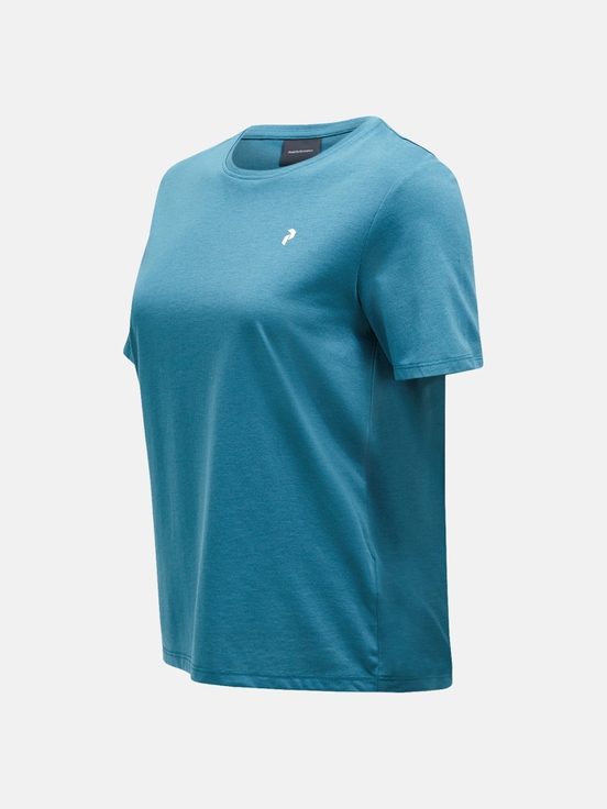 Blue Women Peak Performance Explore Graphic T-shirt | US-KADPM1804