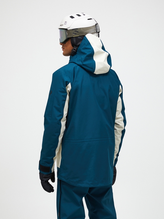 Blue / Cream Men Peak Performance Vertical Gore-tex 3l Shell Ski Jacket | US-WUFJM7408