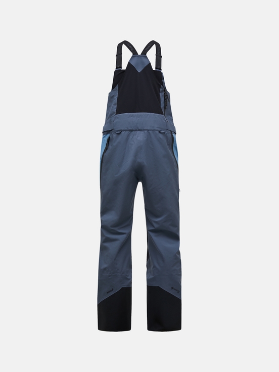 Blue / Dark Blue Women Peak Performance Vertical Gore-tex Pro 3l Shell Bib Pants | US-GLQDJ9825