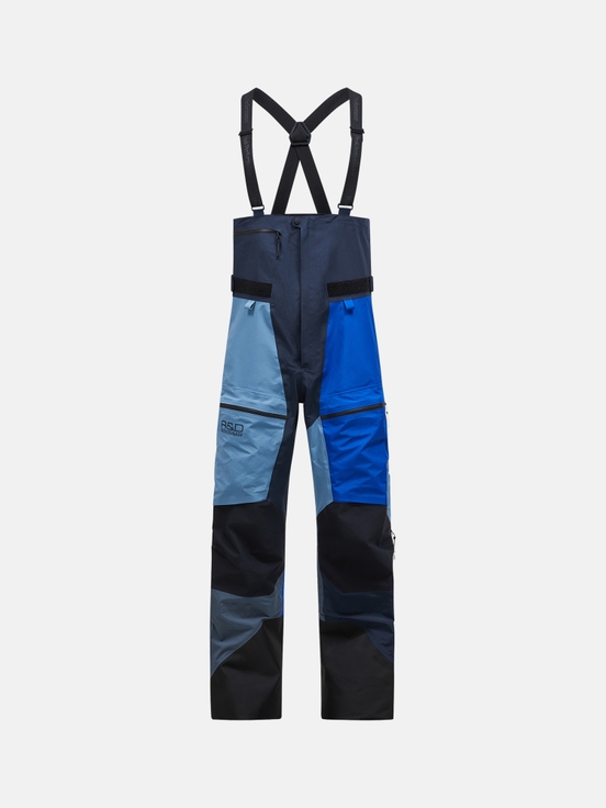 Blue / Dark Blue / Black Men Peak Performance Vertical Gore-tex Pro Ldn 3l Shell Bib Pants | US-UYEGH2510