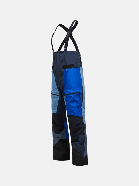 Blue / Dark Blue / Black Men Peak Performance Vertical Gore-tex Pro Ldn 3l Shell Bib Pants | US-UYEGH2510