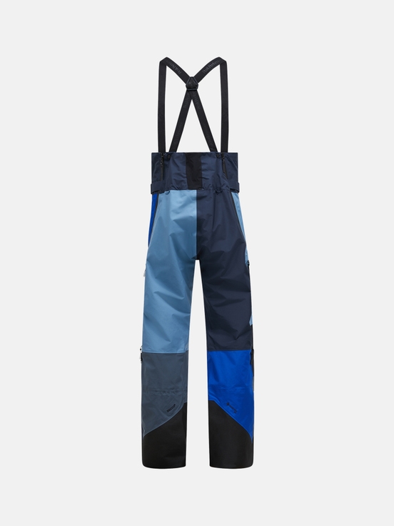 Blue / Dark Blue / Black Men Peak Performance Vertical Gore-tex Pro Ldn 3l Shell Bib Pants | US-UYEGH2510