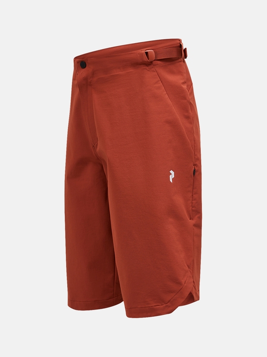 Brown Orange Men Peak Performance Trail Mtb Shorts | US-HDJQA8294