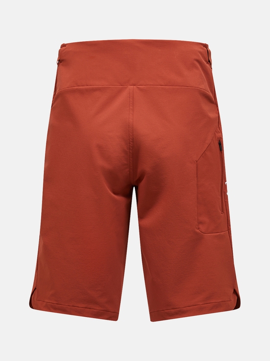 Brown Orange Men Peak Performance Trail Mtb Shorts | US-HDJQA8294