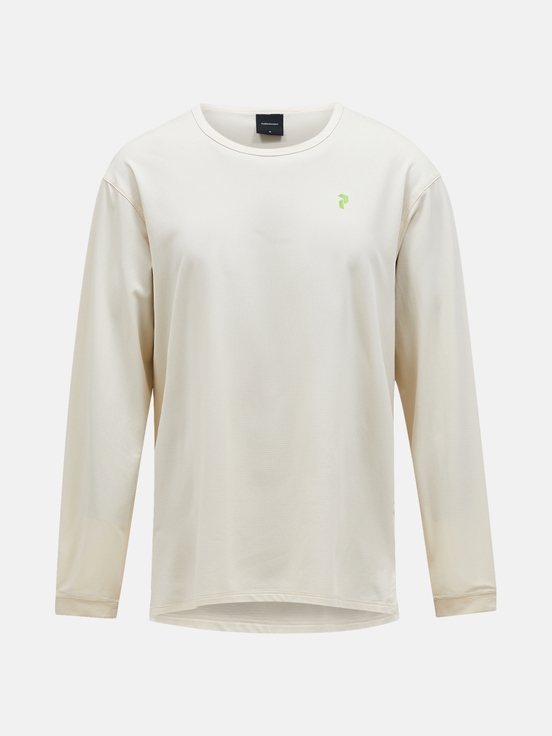 Cream Men Peak Performance Trail Longsleeve T-shirt | US-TSRQM2743